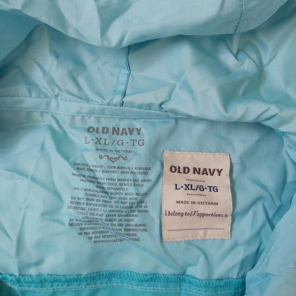 Water resistant Old Navy blue jacket - Picture 5 of 6